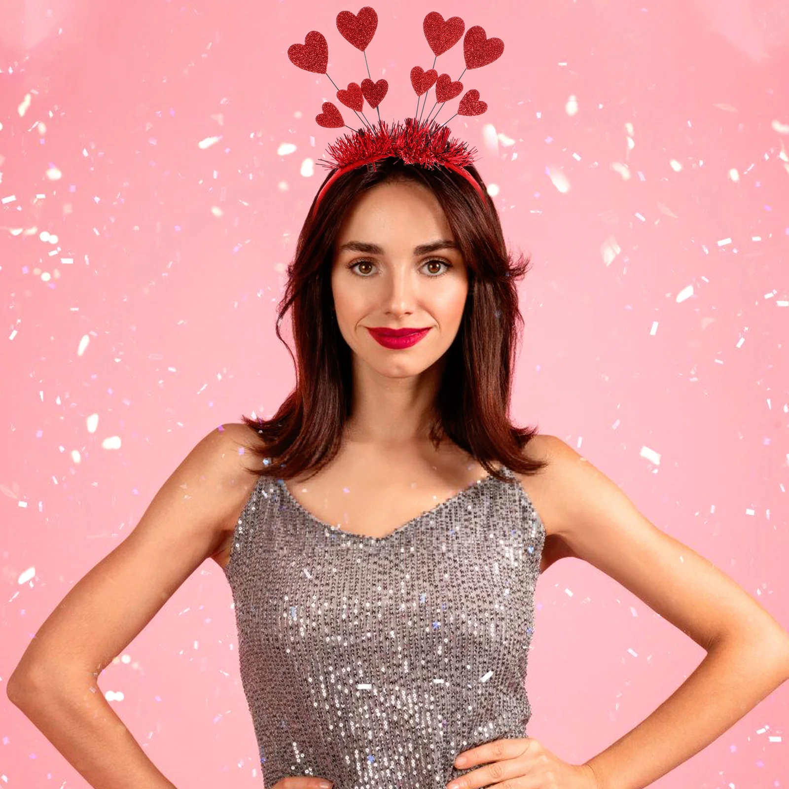 1 set Love Headdress Headbands Cupid Bow Valentine Day Party Cosplay Costume Accessories Women Kids Red Heart Ribbon Soft Arrow
1 set Love Headdress Headbands Cupid Bow Valentine Day Party Cosplay Costume Accessories Women Kids Red Heart Ribbon Soft Arrow