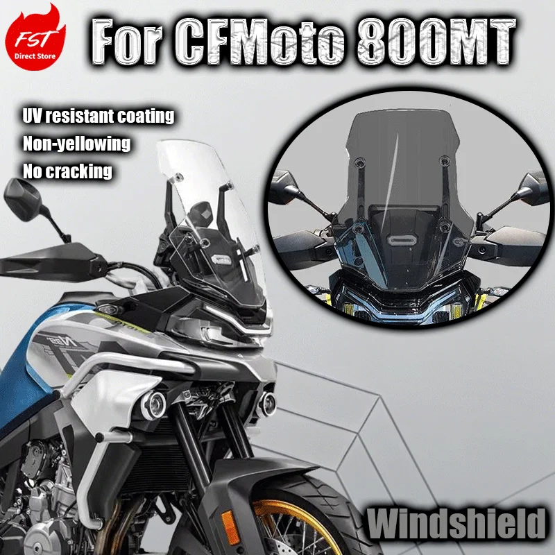 For CFMoto 800MT Windshield Modification Kit Front Windscreen Heightening And Widening Upgrade for Enhanced Riding Experience
For CFMoto 800MT Windshield Modification Kit Front Windscreen Heightening And Widening Upgrade for Enhanced Riding Experience