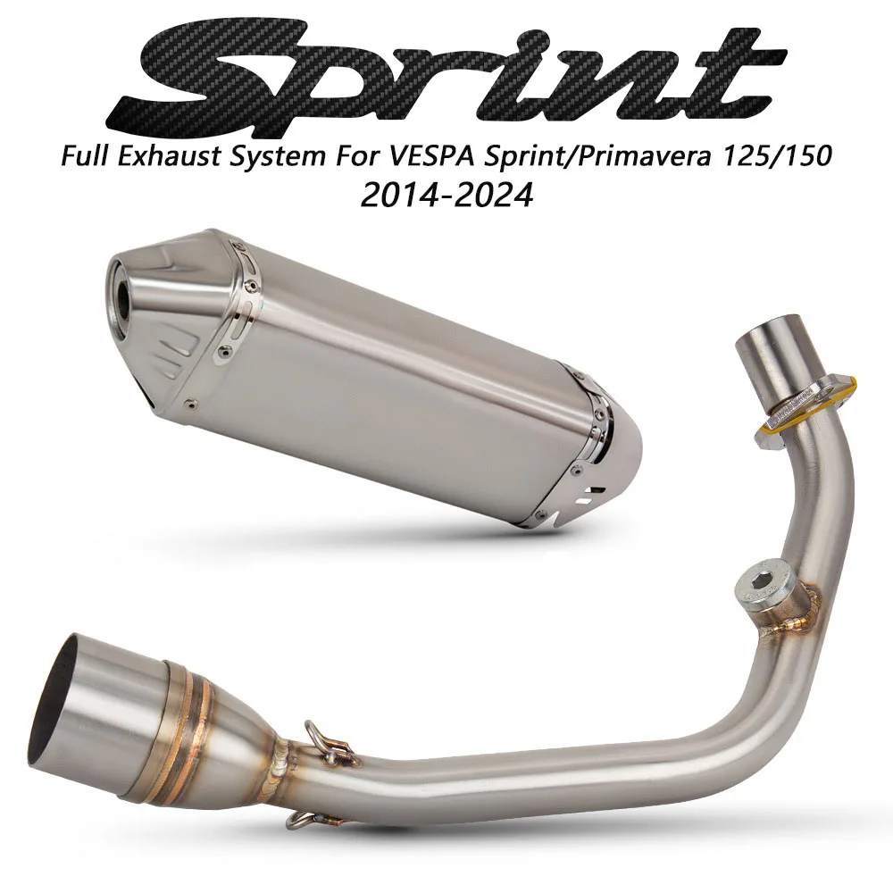 Primavera Exhaust System For Vespa Sprint 125/150 3V 2014-2024 Motorcycle Exhausts Kit Scooter Headers Tube TRC-GP Muffler
Primavera Exhaust System For Vespa Sprint 125/150 3V 2014-2024 Motorcycle Exhausts Kit Scooter Headers Tube TRC-GP Muffler