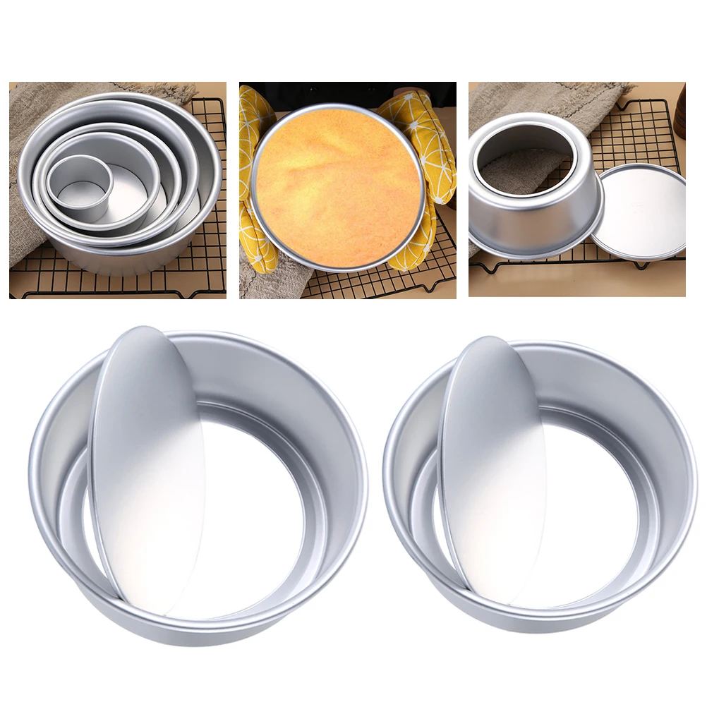 Aluminum Alloy Round Cake Mold Live Bottom Easy Demolding Shaped Mould DIY Supplies Transfer Uniform Heating Kitchen
Aluminum Alloy Round Cake Mold Live Bottom Easy Demolding Shaped Mould DIY Supplies Transfer Uniform Heating Kitchen