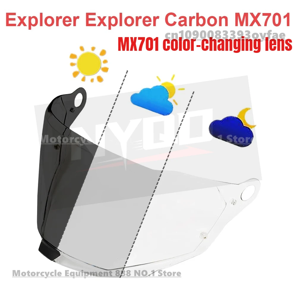 LS2 Color Changing Lenses Are Suitable for LS2 MX701 EXPLORER Helmet Day and Night Universal Lenses
LS2 Color Changing Lenses Are Suitable for LS2 MX701 EXPLORER Helmet Day and Night Universal Lenses
