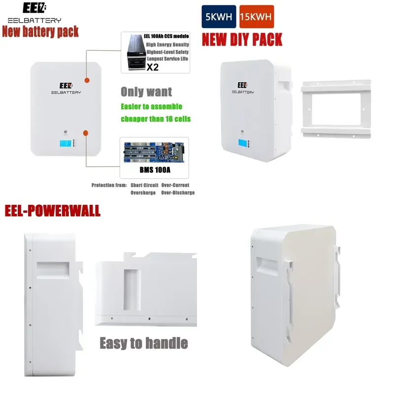 【CHIMU HOME】 5Kwh 51.2V 100Ah Solar Lithium Battery Pack for Eel CCS Module Home Energy Storage System 48V 280Ah LiFePO4
【CHIMU HOME】 5Kwh 51.2V 100Ah Solar Lithium Battery Pack for Eel CCS Module Home Energy Storage System 48V 280Ah LiFePO4