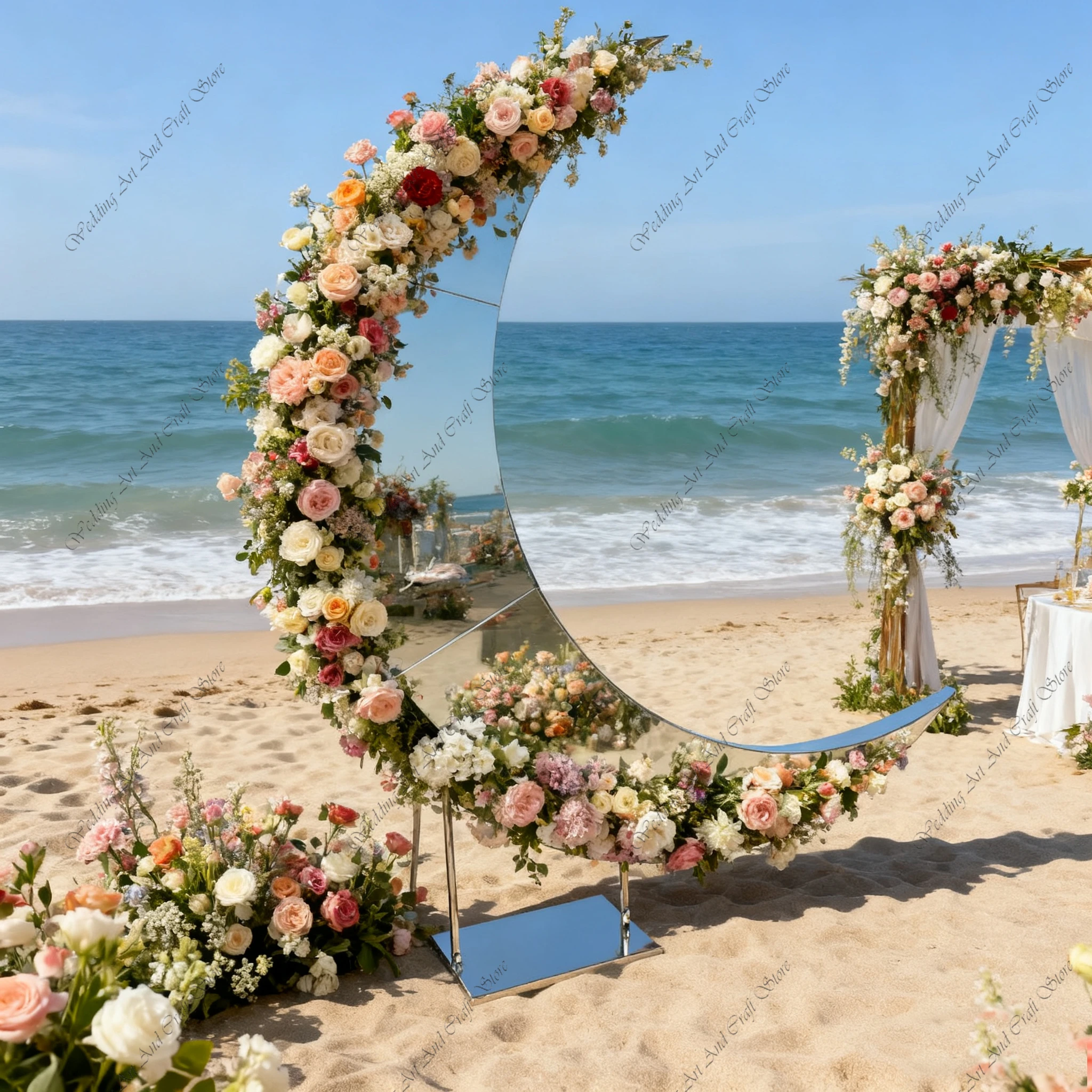 1pcs 6.88ft f30 Gold Wedding Centerpieces Moon Flower Arch Wedding Backdrop Metal Frame Party Props for Different Events ivy68
1pcs 6.88ft f30 Gold Wedding Centerpieces Moon Flower Arch Wedding Backdrop Metal Frame Party Props for Different Events ivy68