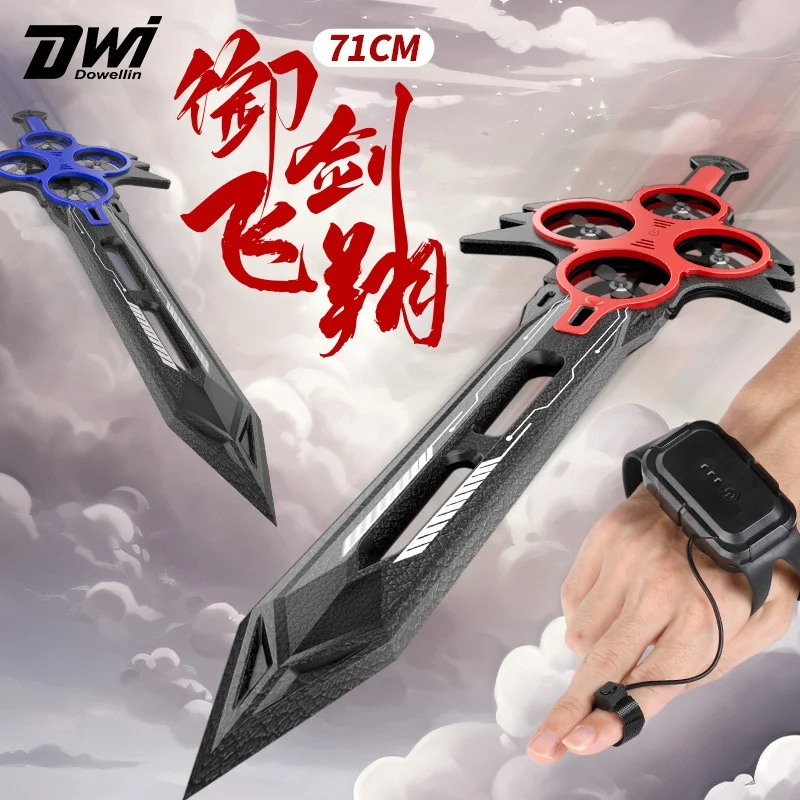 2025 Hand-Controlled Flying Sword Model Toy Drone Hovering Sword Shaped Unmanned Aerial Vehicle Remote Control Airplane Toy
2025 Hand-Controlled Flying Sword Model Toy Drone Hovering Sword Shaped Unmanned Aerial Vehicle Remote Control Airplane Toy