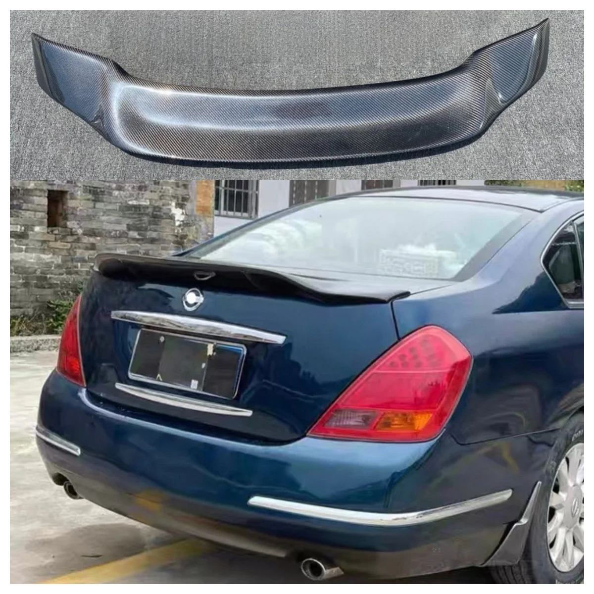 For Nissan TEANA Altima J31 2004-2007 Real Carbon Fibe Rear Trunk Boot Lid Lip Spoiler Wings Exterior Tuning Accessories
For Nissan TEANA Altima J31 2004-2007 Real Carbon Fibe Rear Trunk Boot Lid Lip Spoiler Wings Exterior Tuning Accessories