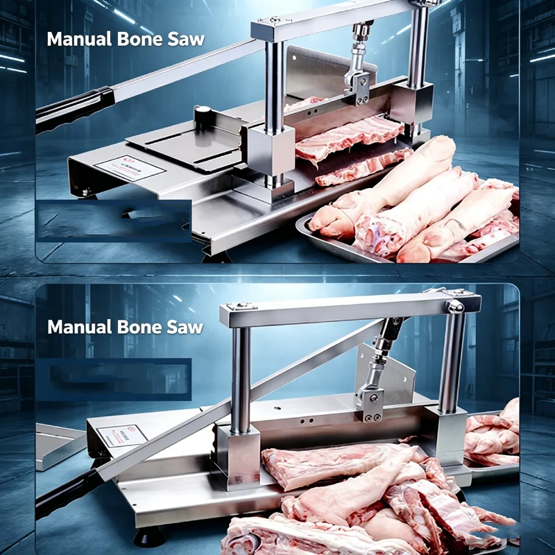Manual Ribs Meat Slicer Household Stainless Steel Small Bone Cutting Slicing Machine Chicken Lamb Chops Ribs Herb Pastry Cutter
Manual Ribs Meat Slicer Household Stainless Steel Small Bone Cutting Slicing Machine Chicken Lamb Chops Ribs Herb Pastry Cutter