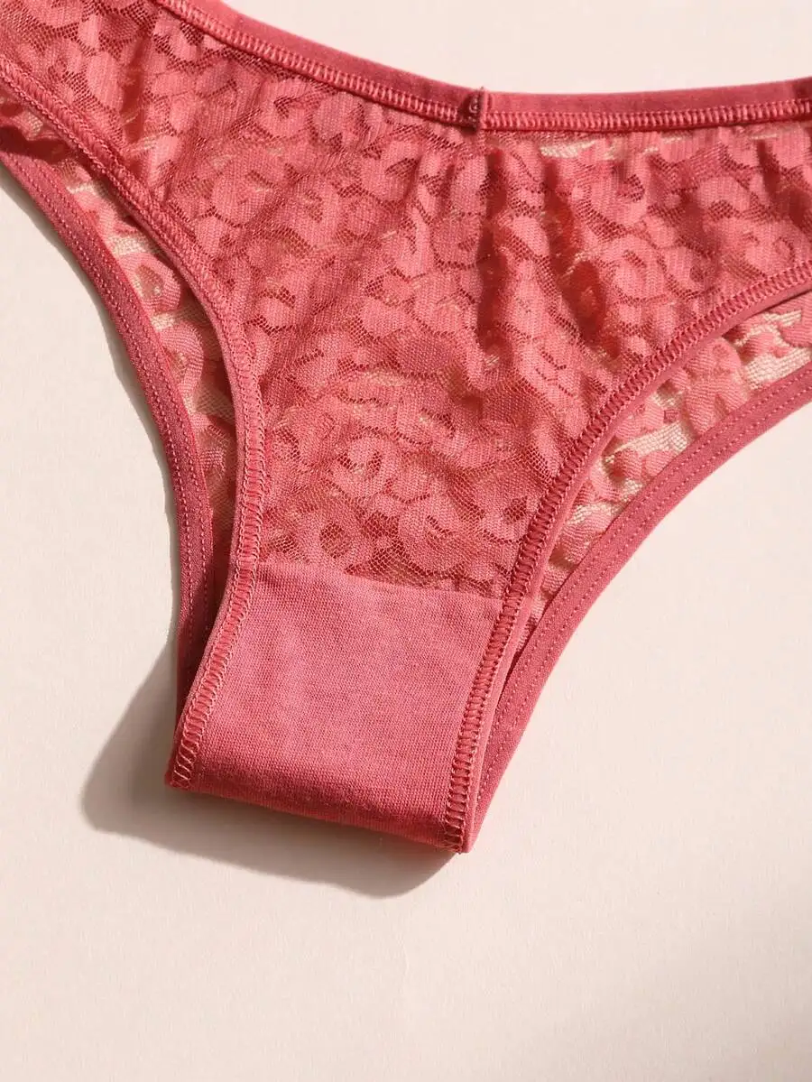 Lace Floral Women Low Waist Briefs Soft Breathable Underwear For Daily Wear
Lace Floral Women Low Waist Briefs Soft Breathable Underwear For Daily Wear