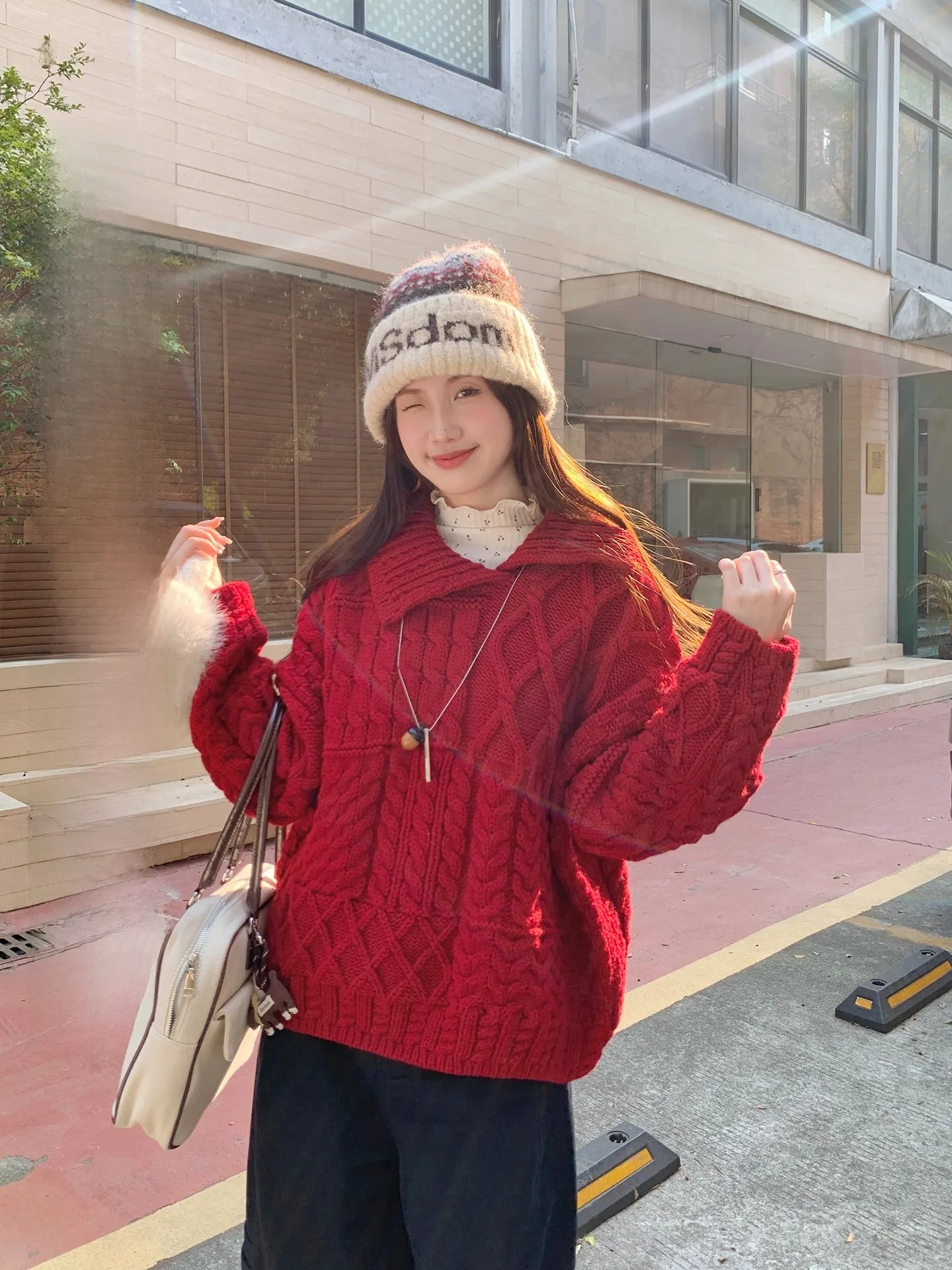 High Ne Knitted Sweater Women's Casual Loose Sle Cross Year Aosphere Feeling Cheese Rabbit Brand Winter Faion Top
High Ne Knitted Sweater Women's Casual Loose Sle Cross Year Aosphere Feeling Cheese Rabbit Brand Winter Faion Top