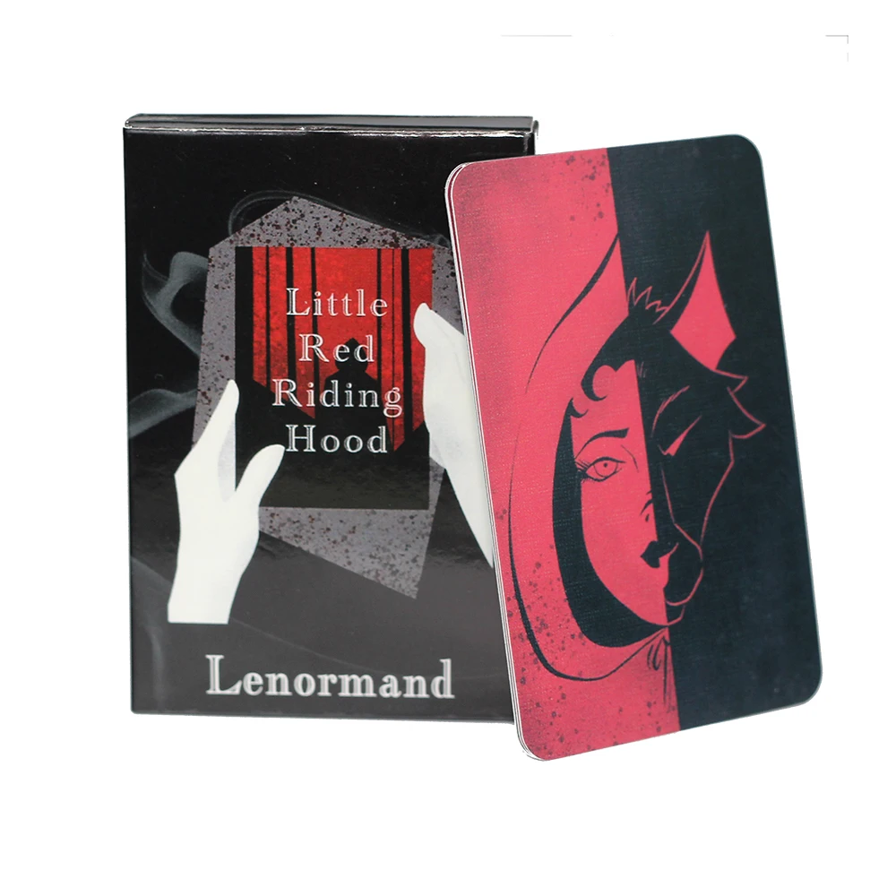 Auspice маленький красный капот для верховой езды Lenormand карточка с эссенцией Grimm'S сказки Boardgame профи мультфильм Lenormand
Auspice маленький красный капот для верховой езды Lenormand карточка с эссенцией Grimm'S сказки Boardgame профи мультфильм Lenormand