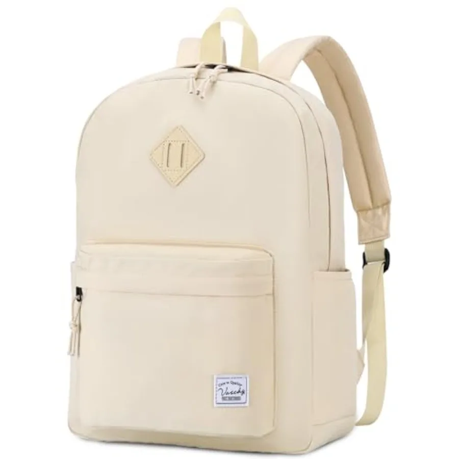 Lightweight Backpack for School, Water Resistant Classic Bookbag with Side Pockets for Girls,,Teens Beige
Lightweight Backpack for School, Water Resistant Classic Bookbag with Side Pockets for Girls,,Teens Beige