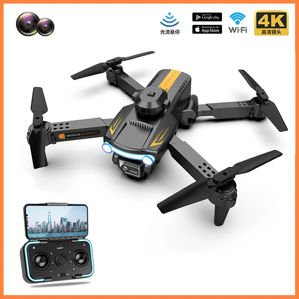 HYRC RC Drone Foldable UAV with 4K HD Dual Camera Remote Control Aerial Photography Tthree-Sided Obstacle Avoidance Quadcopter
HYRC RC Drone Foldable UAV with 4K HD Dual Camera Remote Control Aerial Photography Tthree-Sided Obstacle Avoidance Quadcopter
