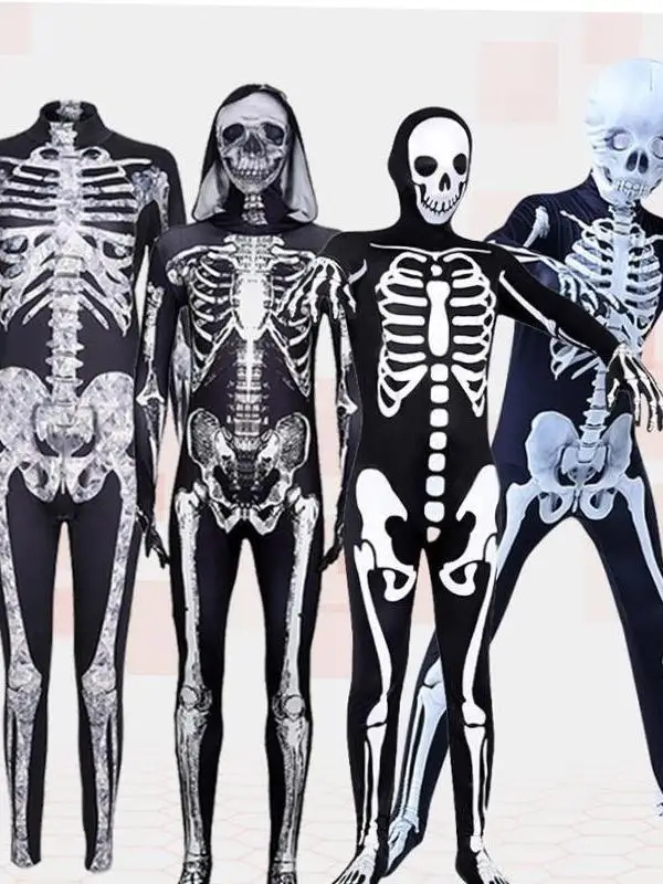 Halloween Skeleton Cosplay Onesie Tights Performance Costume Chinese Manufacturer No Brand Registered No Model Number
Halloween Skeleton Cosplay Onesie Tights Performance Costume Chinese Manufacturer No Brand Registered No Model Number