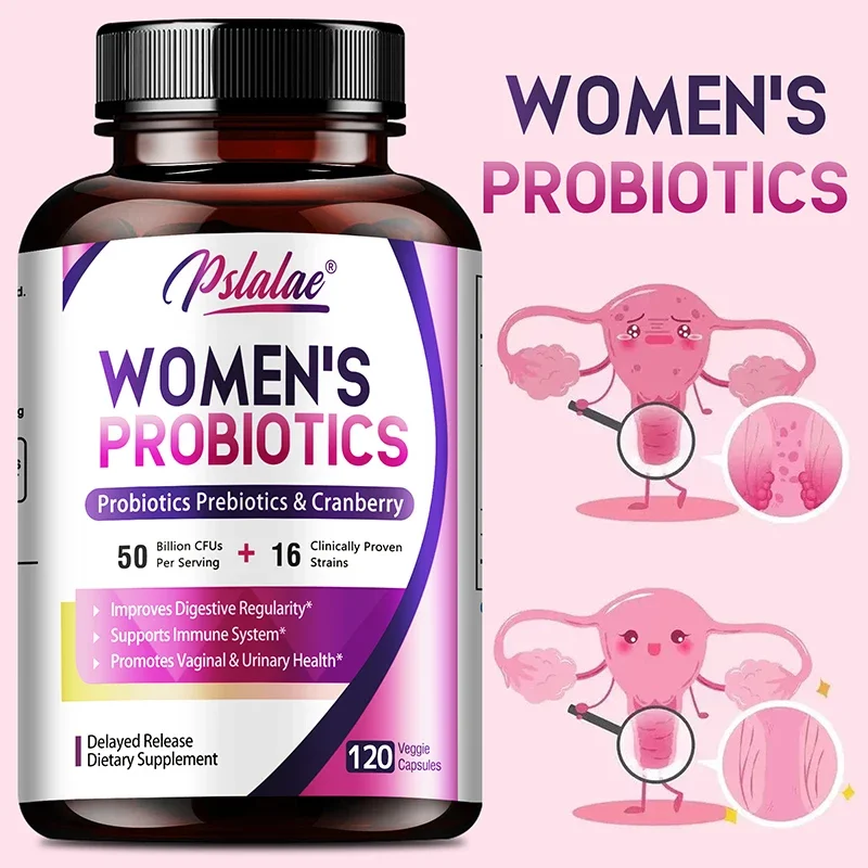 Probiotics for Women - Promotes Vaginal, Intestinal, Immune and Overall Women's Health, Aids The Digestive System
Probiotics for Women - Promotes Vaginal, Intestinal, Immune and Overall Women's Health, Aids The Digestive System