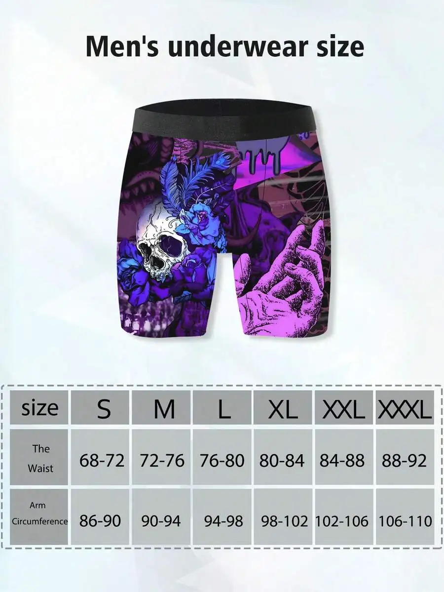 Mens Novelty Boxer Shorts Urban Street Style Dark Aesthetic Print Long Leg Underwear Knitted Soft Breathable
Mens Novelty Boxer Shorts Urban Street Style Dark Aesthetic Print Long Leg Underwear Knitted Soft Breathable