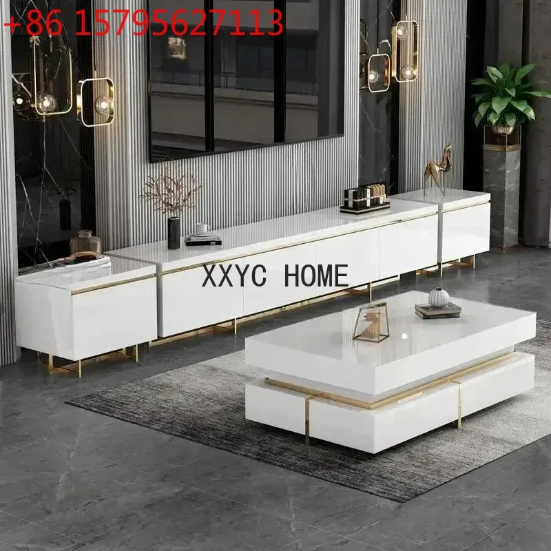 Элитный белый журнальный столик и тумба под телевизор для гостиной, современная мебель для дома, простой роскошный столик в стиле лофт
Элитный белый журнальный столик и тумба под телевизор для гостиной, современная мебель для дома, простой роскошный столик в стиле лофт