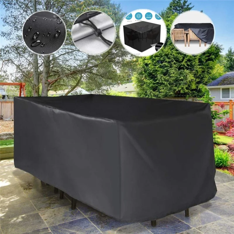 All Weather Outdoor Furniture Cover Rain Snow Proof Protector All Purpose Covers Oxford Cloth Thick Furniture Protective Cover
All Weather Outdoor Furniture Cover Rain Snow Proof Protector All Purpose Covers Oxford Cloth Thick Furniture Protective Cover