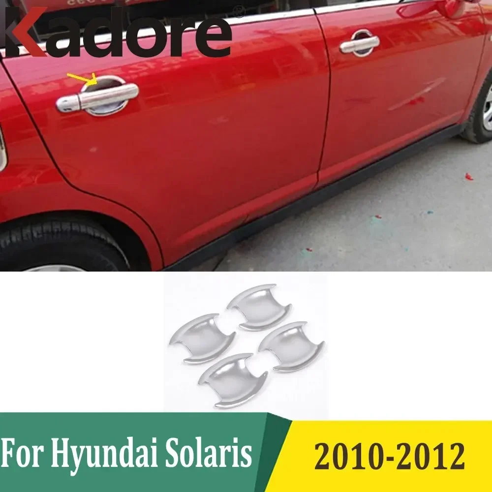 For Hyundai Solaris 2010 2011 2012 Chrome Side Door Handle Bowl Cover Trim Car Styling Exterior Accessories
For Hyundai Solaris 2010 2011 2012 Chrome Side Door Handle Bowl Cover Trim Car Styling Exterior Accessories