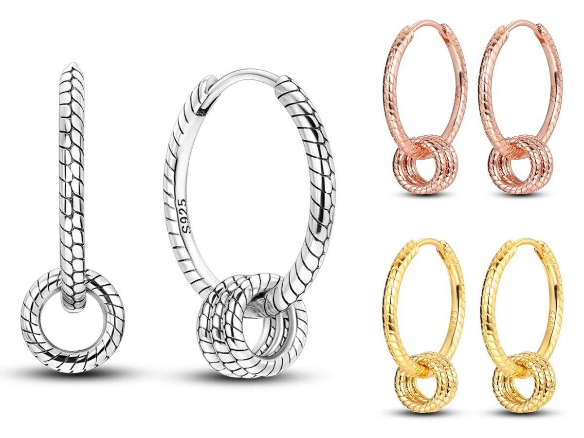 2024 New Sterling Silver S925 Classic Snake-Bone Multi-Hoop Earrings Simple Fine Jewelry For Women Girls Party Gifts
2024 New Sterling Silver S925 Classic Snake-Bone Multi-Hoop Earrings Simple Fine Jewelry For Women Girls Party Gifts