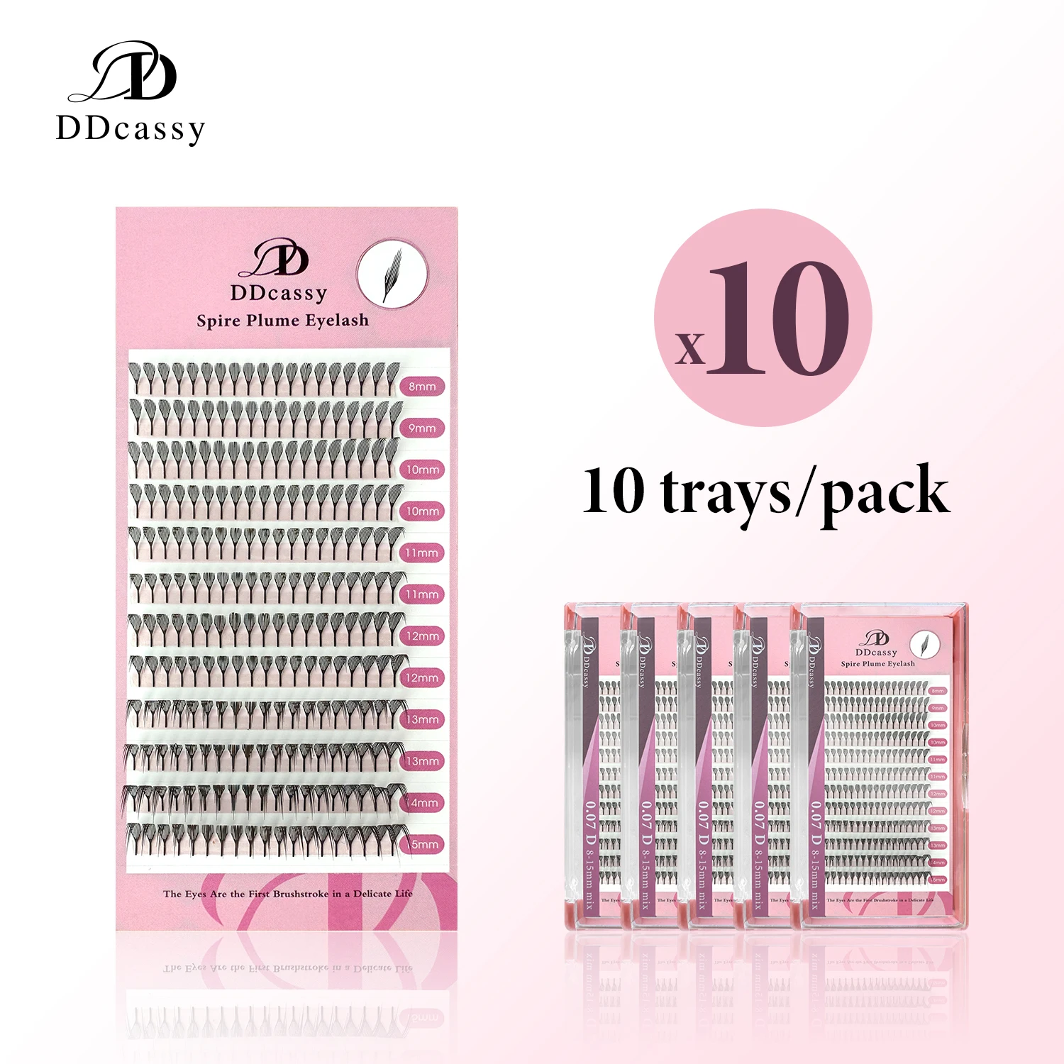 10 cases Premade Spire Wispy Anime Effect Soft Plume Fluttering Eyelash Extensions Comic
10 cases Premade Spire Wispy Anime Effect Soft Plume Fluttering Eyelash Extensions Comic