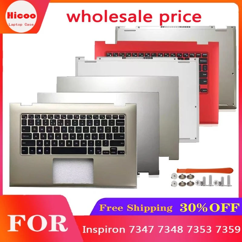 New For Dell Inspiron 7347 7348 7353 7359 Screen Back Cover Front Bezel Palmrest Keyboard Case Laptop Housing Cover
New For Dell Inspiron 7347 7348 7353 7359 Screen Back Cover Front Bezel Palmrest Keyboard Case Laptop Housing Cover
