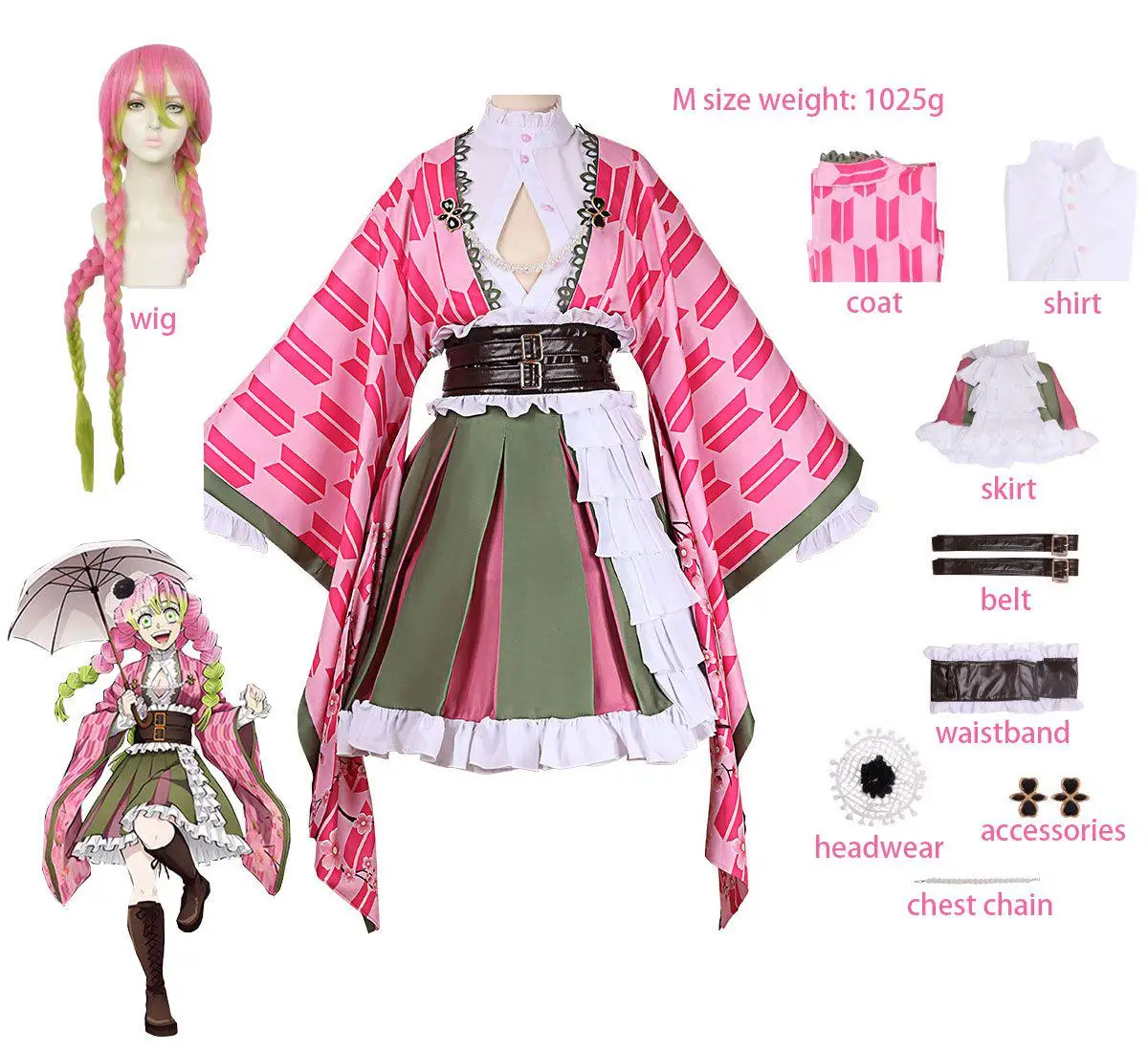 5th Anniversary Memorial Ceremony Charcoal Jiro You Bean Love Pillar Ganlu Temple Mili cosplay costume
5th Anniversary Memorial Ceremony Charcoal Jiro You Bean Love Pillar Ganlu Temple Mili cosplay costume