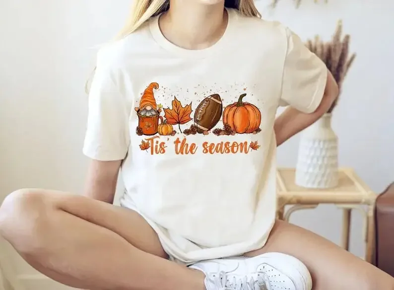 Tis The Season Shirt, Fall Pumpkin Shirt, Football Shirts For Women, Cute Pumpkin Shirt, Fall Season Shirts, Fall Gnome
Tis The Season Shirt, Fall Pumpkin Shirt, Football Shirts For Women, Cute Pumpkin Shirt, Fall Season Shirts, Fall Gnome