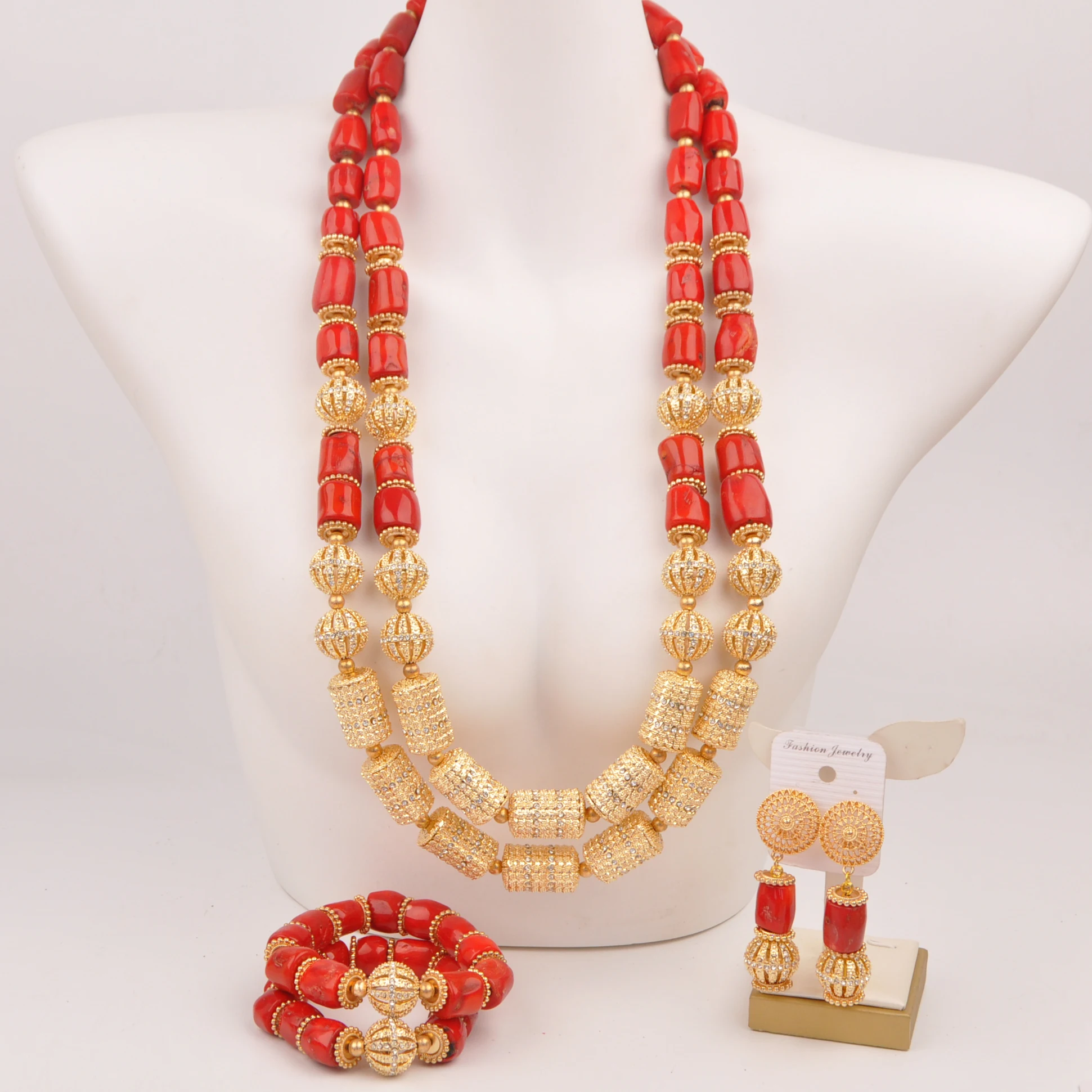 Fashion African Coral Bead Jewelry Set High Quality Nigerian Wedding Coral Necklace Bride Jewelry
Fashion African Coral Bead Jewelry Set High Quality Nigerian Wedding Coral Necklace Bride Jewelry