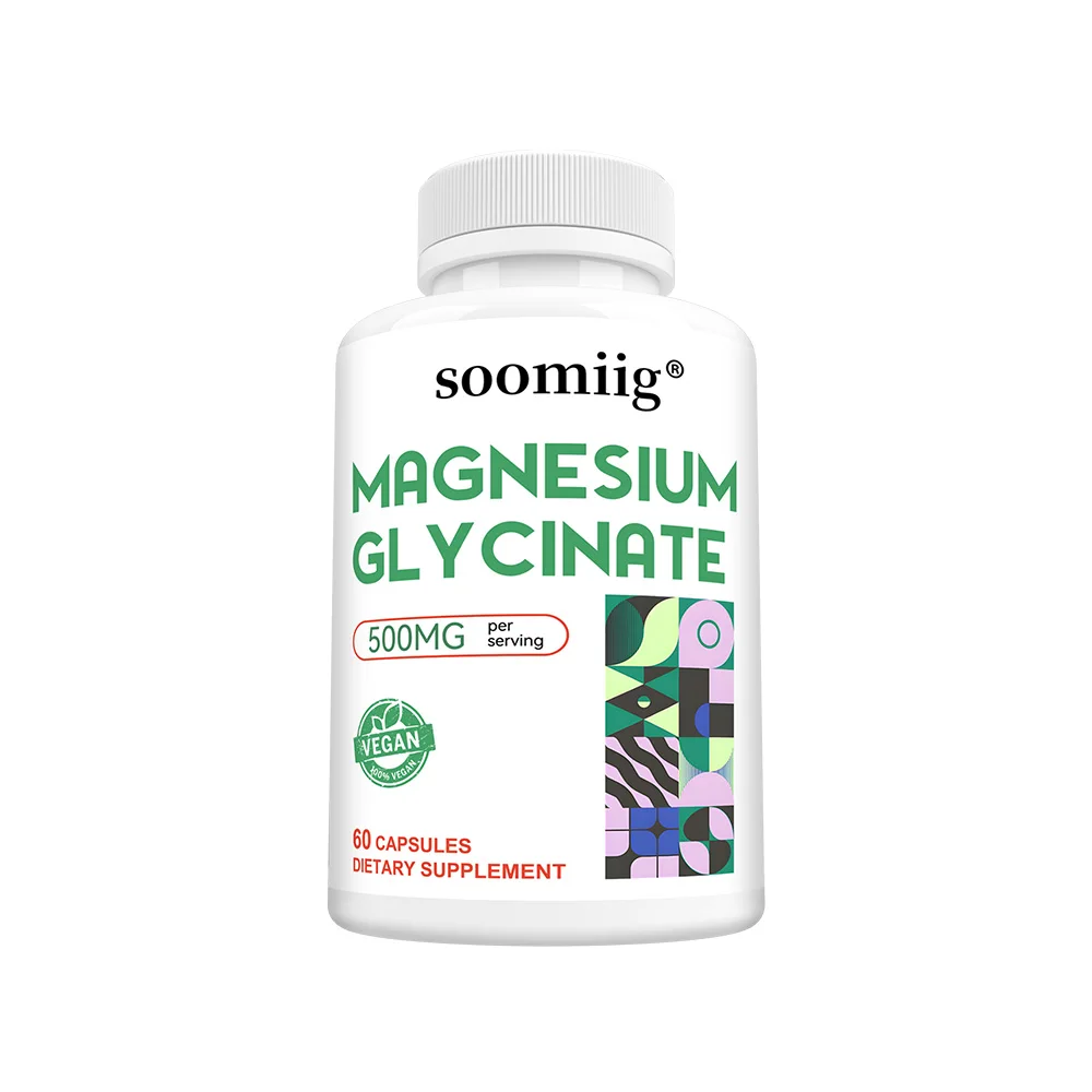 Magnesium Glycinate 500mg, Supports Sleep, Muscle Recovery, Bone & Heart Health, Promote Intestinal Digestion, Stress Relief
Magnesium Glycinate 500mg, Supports Sleep, Muscle Recovery, Bone & Heart Health, Promote Intestinal Digestion, Stress Relief