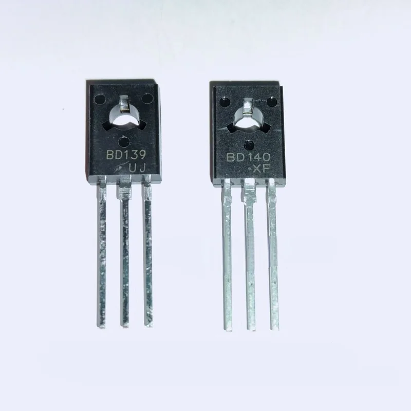 100 Pairs/lot New Original BD139/BD140 BD139 NPN BD140 PNP TO-126 1.5A 80V BJT Transistors
100 Pairs/lot New Original BD139/BD140 BD139 NPN BD140 PNP TO-126 1.5A 80V BJT Transistors