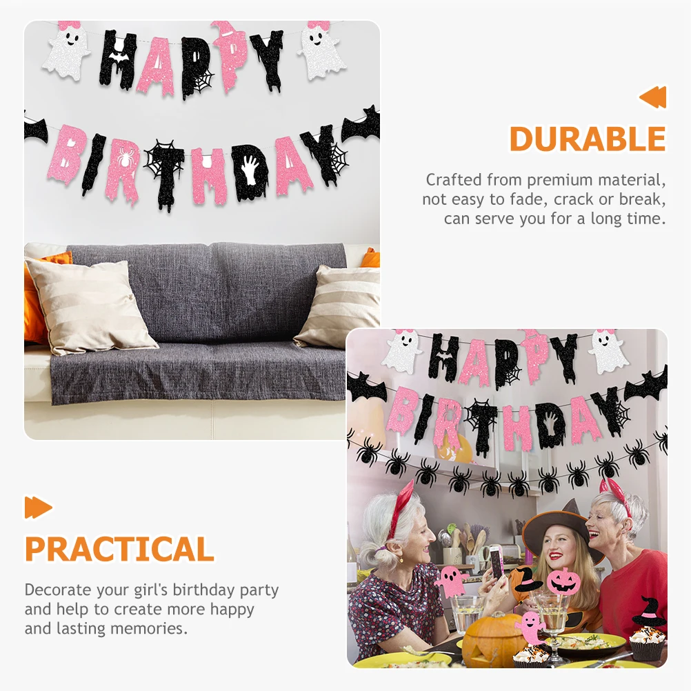 Ghost Theme Flags Premium Paper Decorations Halloween Birthday Party Supplies Banner Girls Halloween Birthday Banner Decoration
Ghost Theme Flags Premium Paper Decorations Halloween Birthday Party Supplies Banner Girls Halloween Birthday Banner Decoration