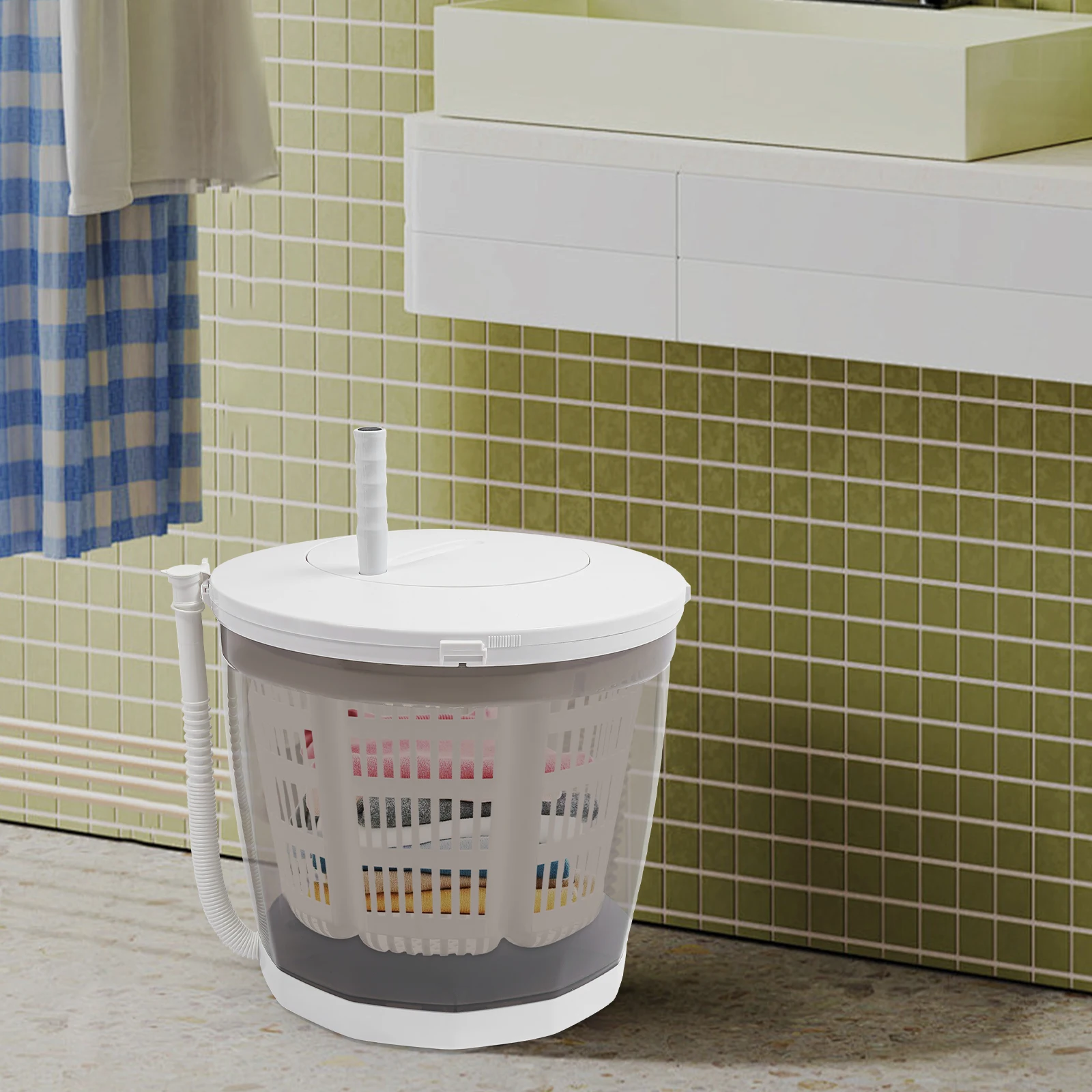 Неэлектрическая портативная ручная стиральная машина 2-в-1, серая компактная стиральная машина, сушильная машина, стиральная машина для квартир, кемпинга, путешествий
Неэлектрическая портативная ручная стиральная машина 2-в-1, серая компактная стиральная машина, сушильная машина, стиральная машина для квартир, кемпинга, путешествий