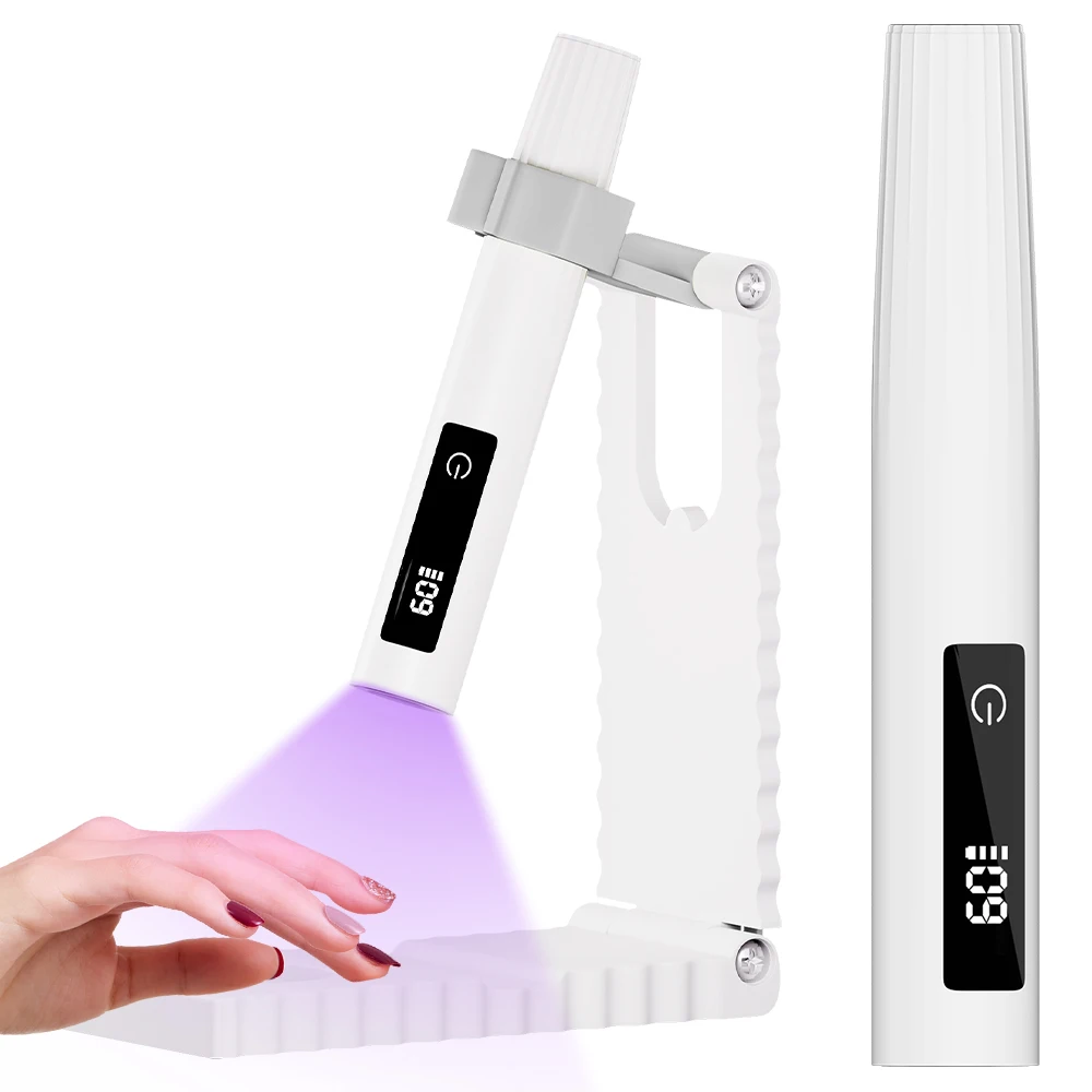 Профессиональная УФ-лампа для ногтей, ручная лампа для ногтей с таймером, регулируемой подставкой и индикатором, перезаряжаемая сушилка для гелевых ногтей
Профессиональная УФ-лампа для ногтей, ручная лампа для ногтей с таймером, регулируемой подставкой и индикатором, перезаряжаемая сушилка для гелевых ногтей