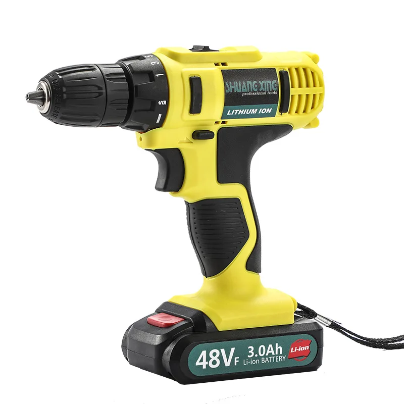 48 vf hand electric drill two-speed lithium electric drill drill rechargeable electric screwdriver impact drill home
48 vf hand electric drill two-speed lithium electric drill drill rechargeable electric screwdriver impact drill home