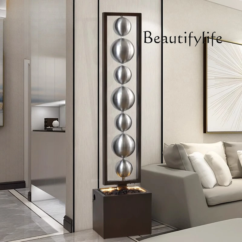 Living room lucky water ornament circulating water floor light luxury decoration indoor fountain rich feng shui wheel
Living room lucky water ornament circulating water floor light luxury decoration indoor fountain rich feng shui wheel