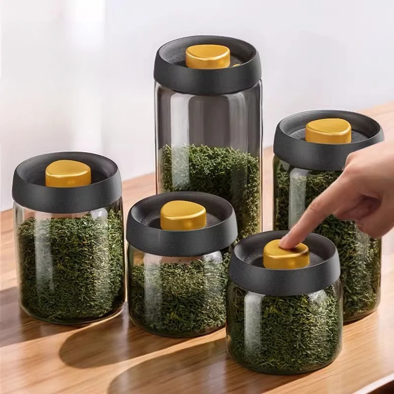 1pcs Vacuum Sealed Tea Can Food Grade Glass Sealed Large Capacity Solid Color Simple and Easy-to-use Coffee Bean Can
1pcs Vacuum Sealed Tea Can Food Grade Glass Sealed Large Capacity Solid Color Simple and Easy-to-use Coffee Bean Can