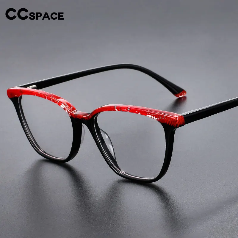 55370 Acetate Optical Glasses Frames Men Women Vintage Splicing Color Fashion Eyeglasses Cute Myopia Prescription Eyewear
55370 Acetate Optical Glasses Frames Men Women Vintage Splicing Color Fashion Eyeglasses Cute Myopia Prescription Eyewear