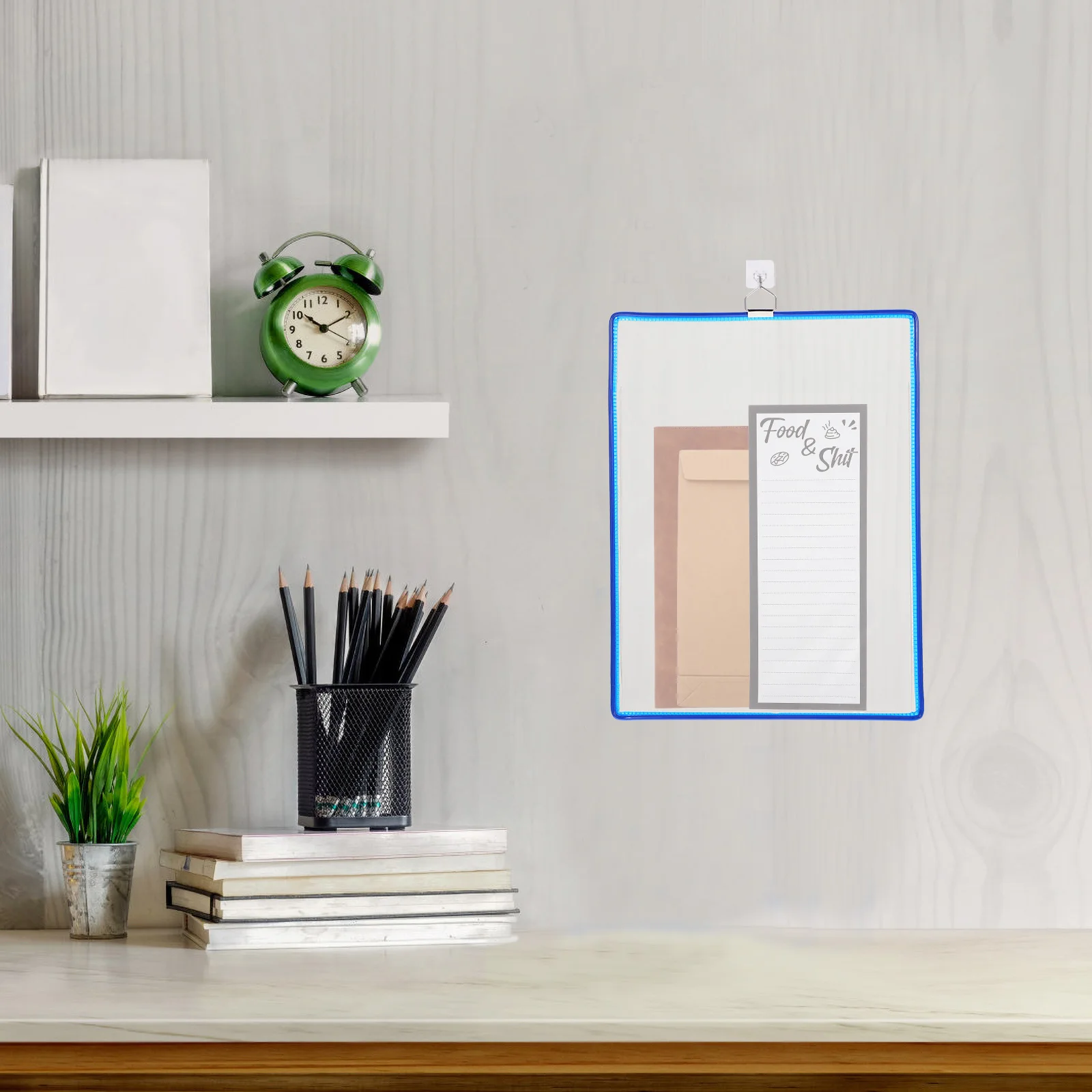 A4 Hanging File Folder Transparent Document Bag Storage Box Wall Mounted Mail ganizer Pocket Holder For Office Use
A4 Hanging File Folder Transparent Document Bag Storage Box Wall Mounted Mail ganizer Pocket Holder For Office Use