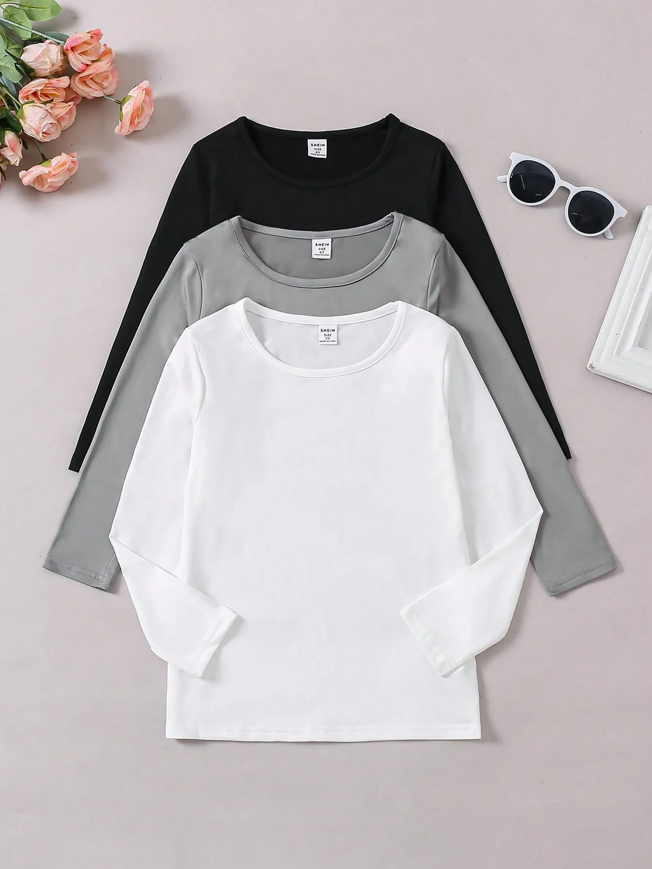 Kids Solid Color Loose Fit Round Neck Long Sleeve T-Shirt for Spring Autumn Casual Wear
Kids Solid Color Loose Fit Round Neck Long Sleeve T-Shirt for Spring Autumn Casual Wear
