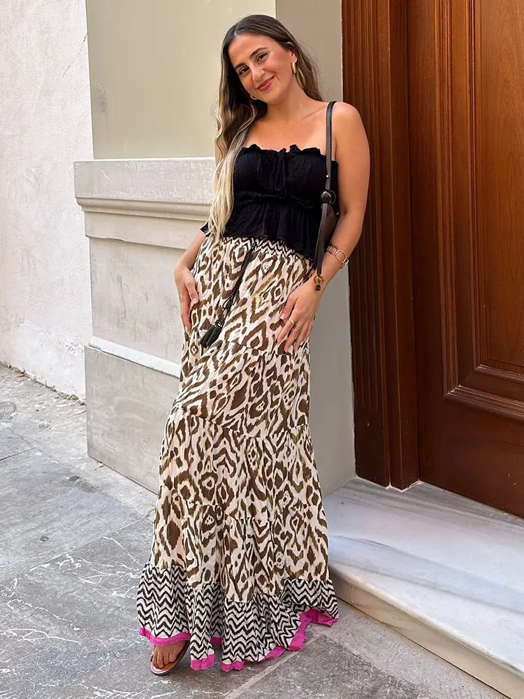 HH 2024 Woman High Waist Lace Up Holiday Party Skirts Women Chic Drawstring Printed Decorate Pleated Vintage Long Skirt
HH 2024 Woman High Waist Lace Up Holiday Party Skirts Women Chic Drawstring Printed Decorate Pleated Vintage Long Skirt