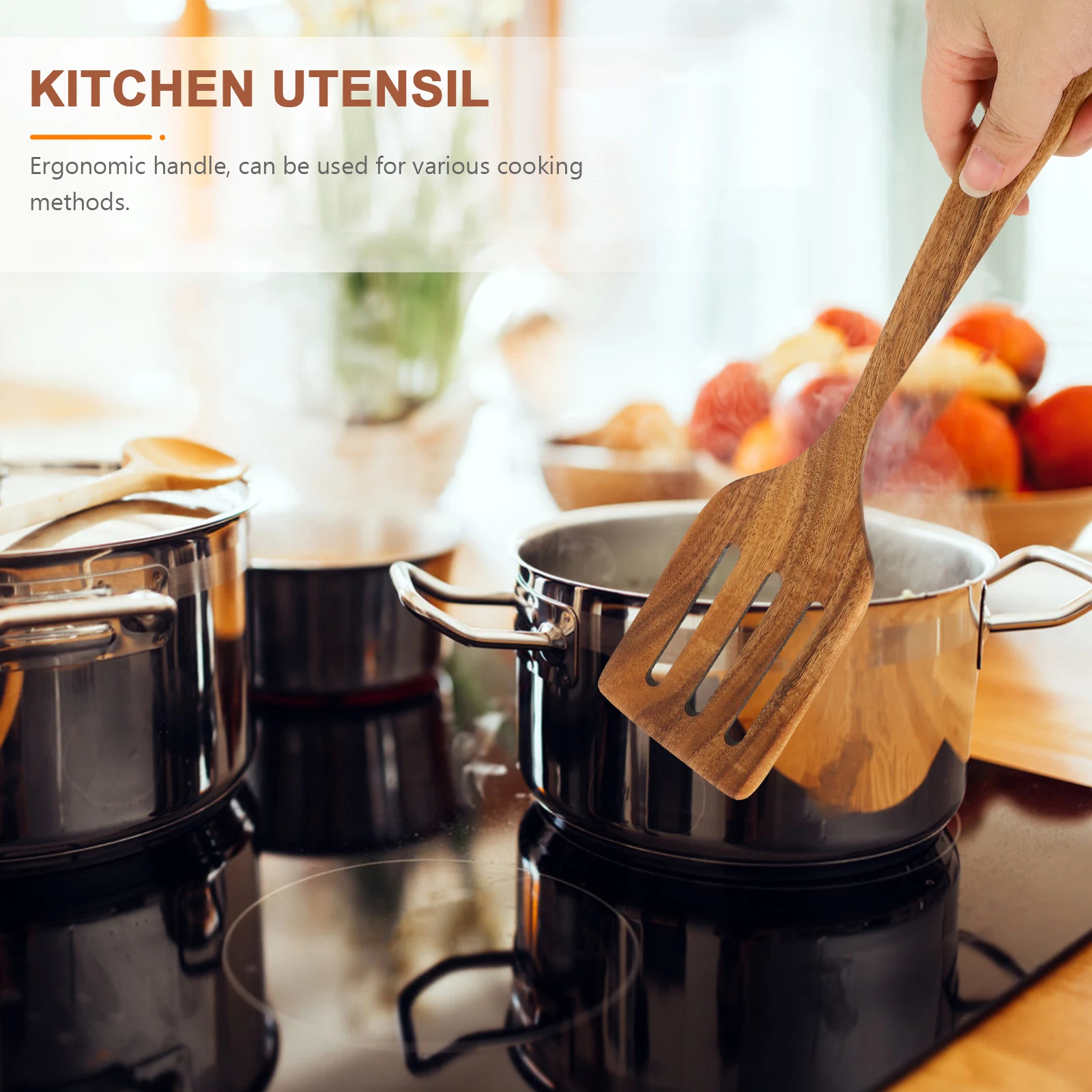 Long Handle Spatula Non Stick Wooden Spatula Kitchen Utensils Slotted Kitchen Cooking Tool Turner Baking Tools
Long Handle Spatula Non Stick Wooden Spatula Kitchen Utensils Slotted Kitchen Cooking Tool Turner Baking Tools