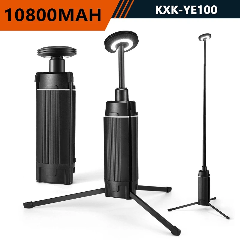 Telescopic Portable Camping Lantern,Powerful Rechargeable LED Outdoor Flashlight,180° Rotation, With Tripod,Outdoor Fishing
Telescopic Portable Camping Lantern,Powerful Rechargeable LED Outdoor Flashlight,180° Rotation, With Tripod,Outdoor Fishing