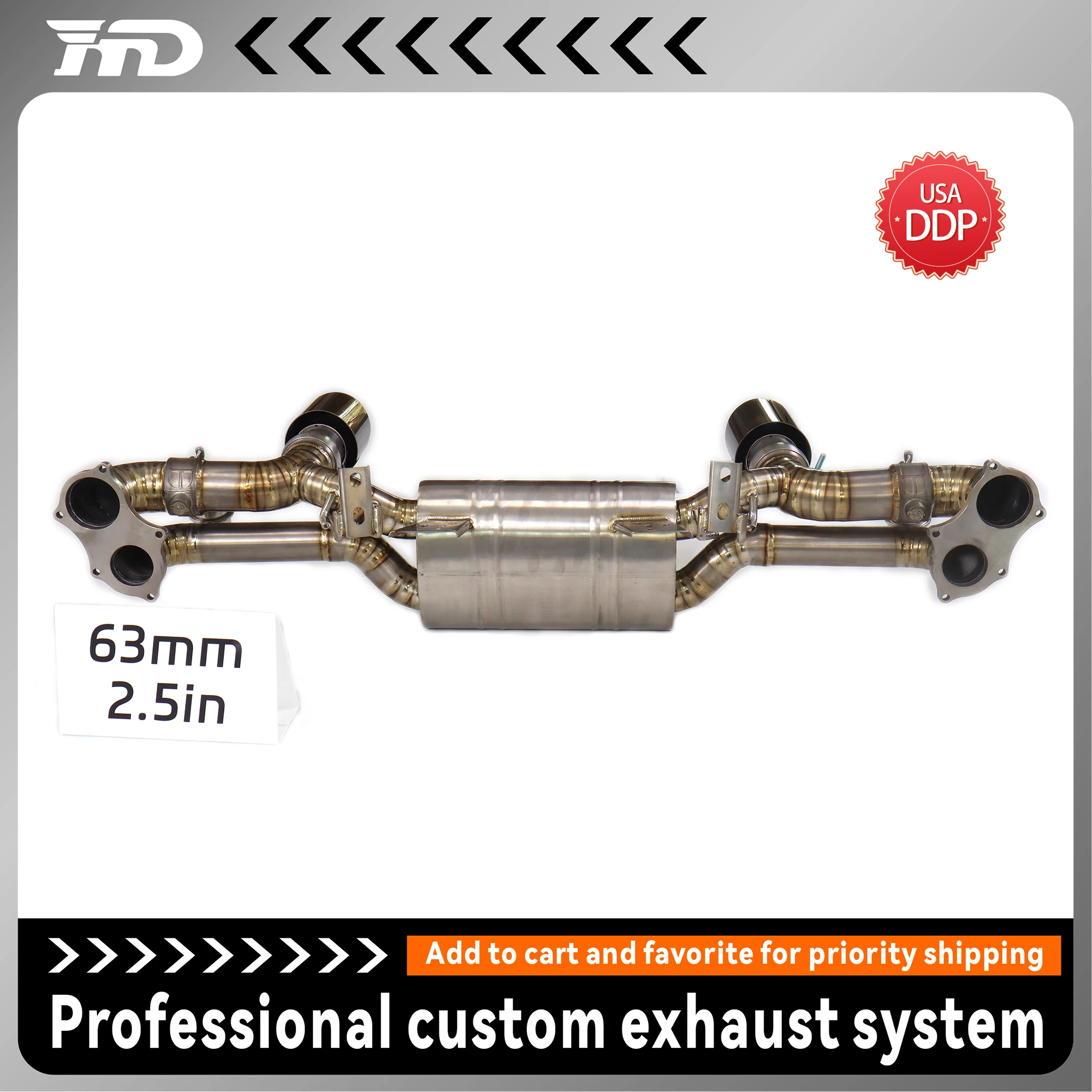 Титановая выхлопная система HMD, высокопроизводительная система Catback для глушителя Porsche 718 GT4 с вакуумным клапаном
Титановая выхлопная система HMD, высокопроизводительная система Catback для глушителя Porsche 718 GT4 с вакуумным клапаном