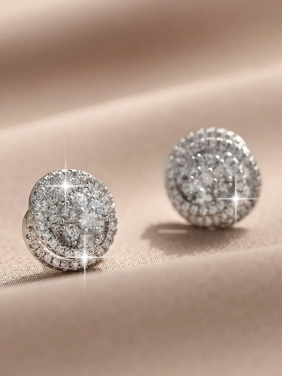 Romantic Rose Flower Cubic Zirconia Stud Earrings For Women Wedding Dating Gift
Romantic Rose Flower Cubic Zirconia Stud Earrings For Women Wedding Dating Gift
