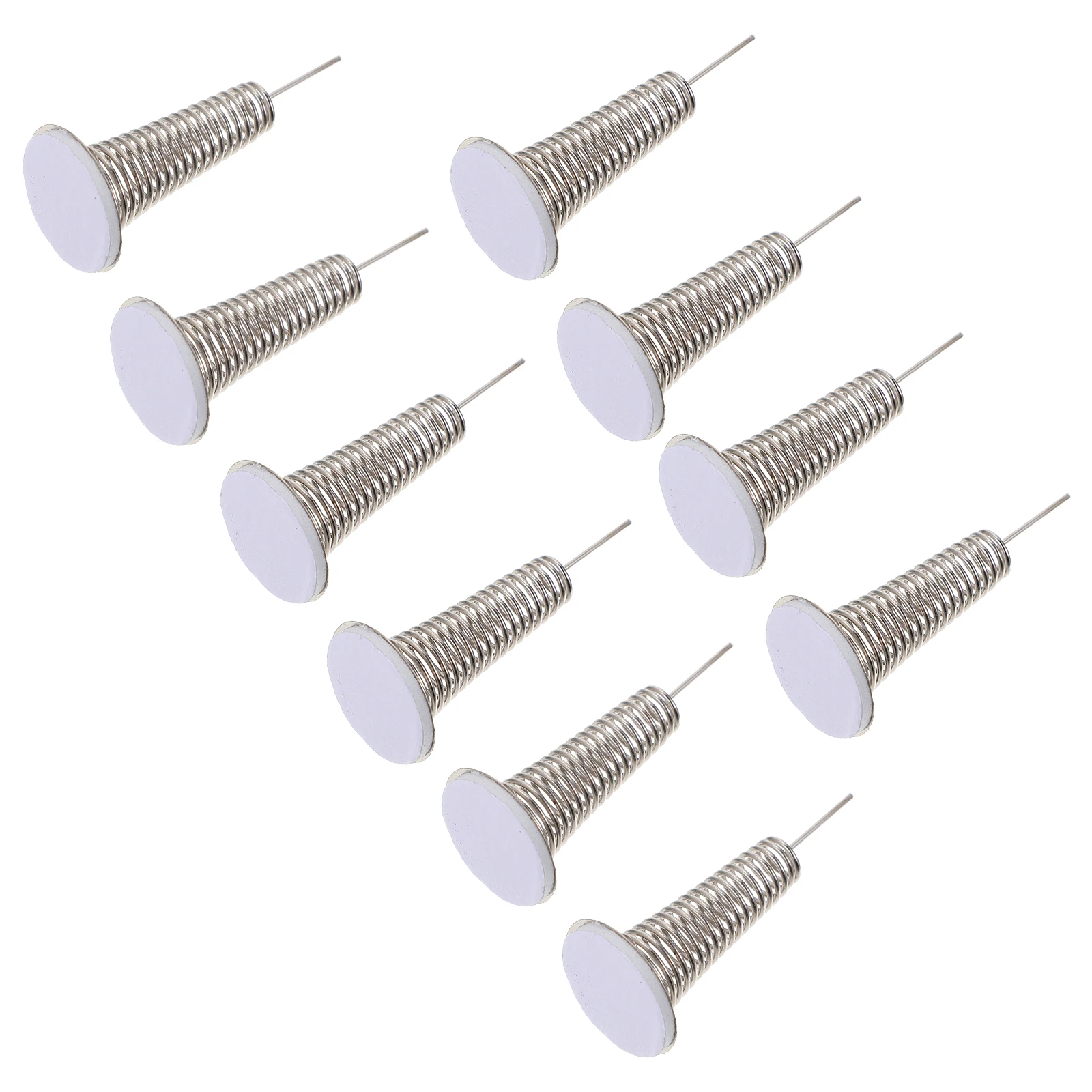 10 Pcs Spring Base Accessories White K Shaking Head Decorative Toy DIY Gifts Accessories Break Resistance Lightweight
10 Pcs Spring Base Accessories White K Shaking Head Decorative Toy DIY Gifts Accessories Break Resistance Lightweight