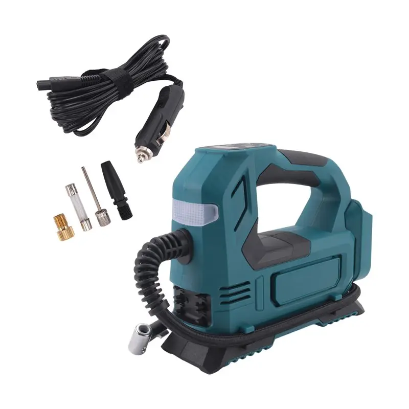 Портативный воздушный насос для легкого использования, работающий от 18-вольтовой аккумуляторной батареи, беспроводной насос для накачивания шин автомобилей и электромотоциклов.
Портативный воздушный насос для легкого использования, работающий от 18-вольтовой аккумуляторной батареи, беспроводной насос для накачивания шин автомобилей и электромотоциклов.