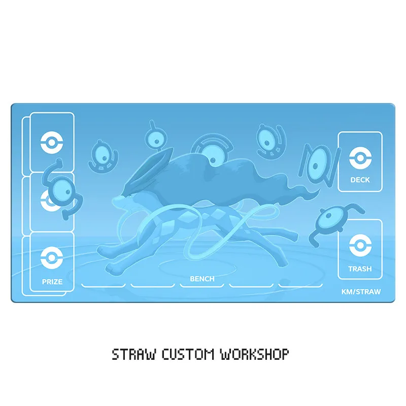 Cartoon PTCG Crystal GBC Suicune Unown DIY Anime Game Rubber Card Pad Mouse Pad Keyboard Pad 580*300*2mm
Cartoon PTCG Crystal GBC Suicune Unown DIY Anime Game Rubber Card Pad Mouse Pad Keyboard Pad 580*300*2mm