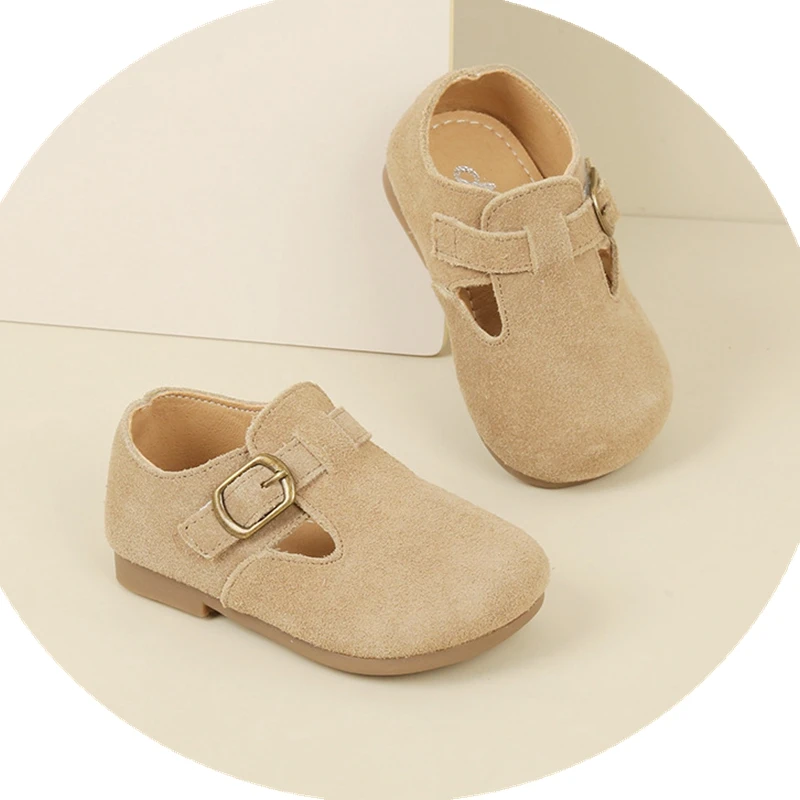 Children's Suede Leather Shoes Korean Version Toddler Spring Autumn Flats Simple Strap Princess Dress Shoes Baby Casual Shoes
Children's Suede Leather Shoes Korean Version Toddler Spring Autumn Flats Simple Strap Princess Dress Shoes Baby Casual Shoes