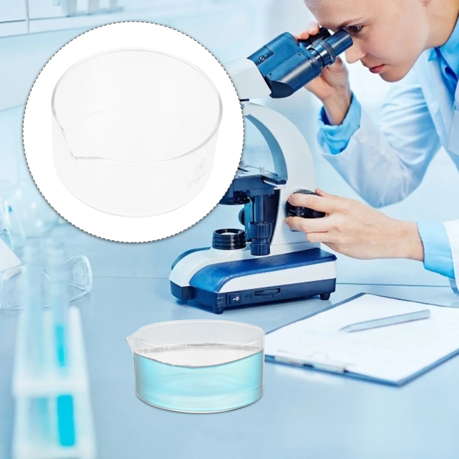 1Pcs Laboratory Crystallization Dish Reusable Glass Evaporation Container with Spout for Science Experiments Temperature
1Pcs Laboratory Crystallization Dish Reusable Glass Evaporation Container with Spout for Science Experiments Temperature