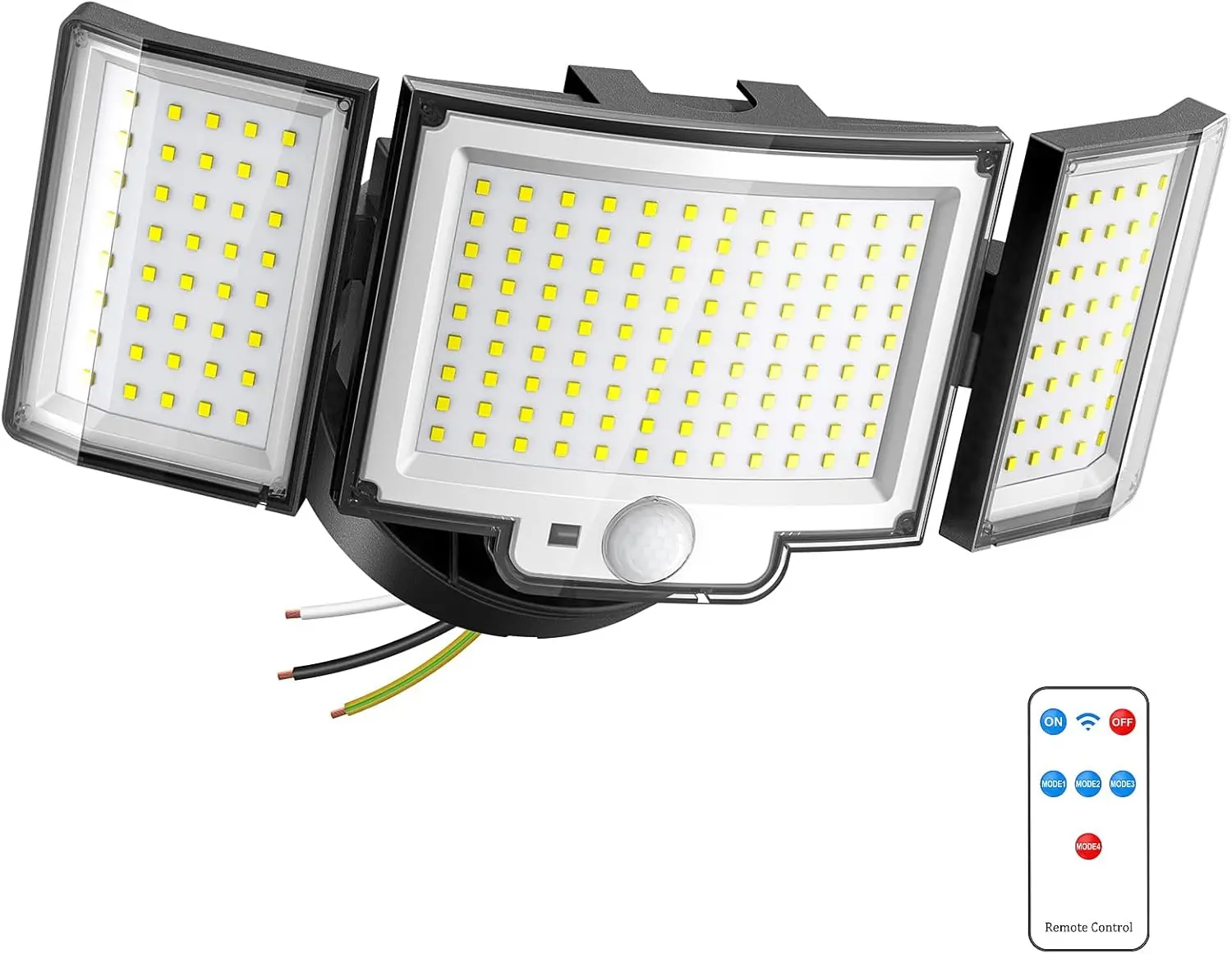 20W 3000LM LED Security Lights Motion Sensor Outdoor Lights, 6500K Daylight Remote Control, 3 Modes Dusk to Dawn, Waterproof
20W 3000LM LED Security Lights Motion Sensor Outdoor Lights, 6500K Daylight Remote Control, 3 Modes Dusk to Dawn, Waterproof