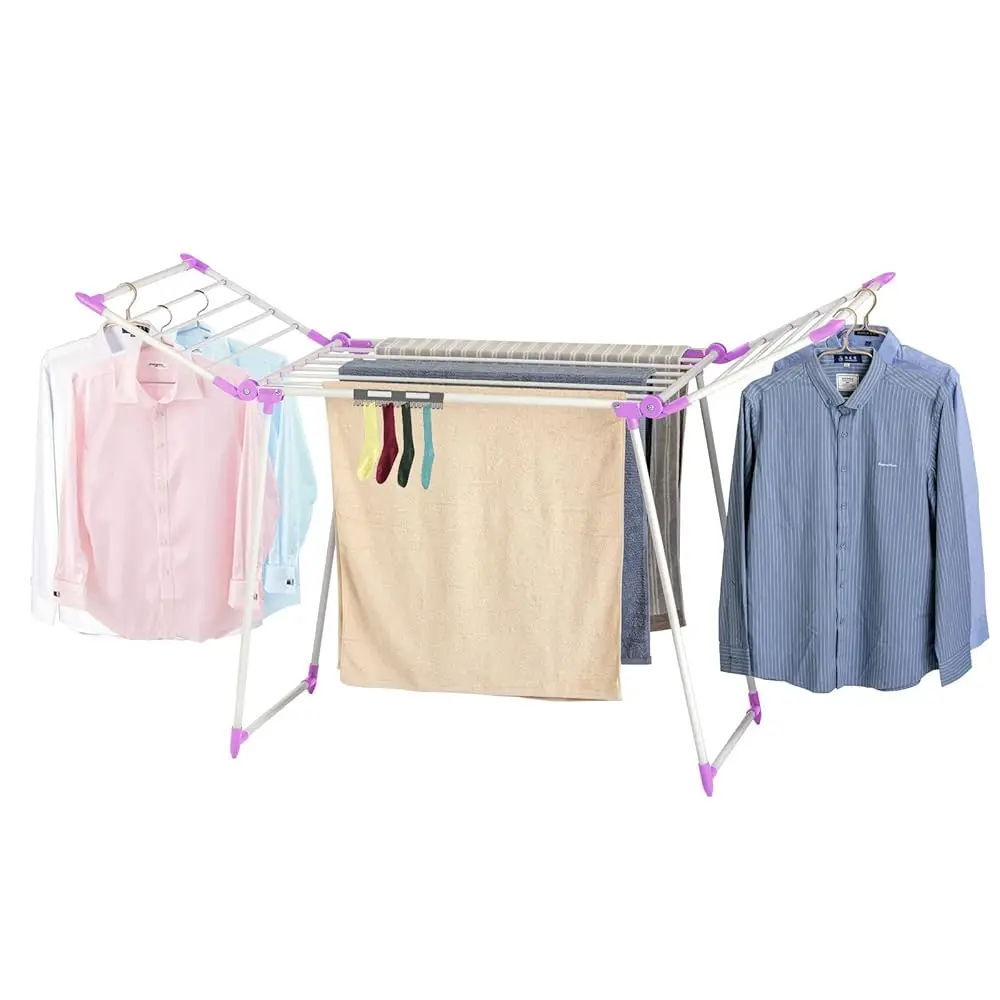 Free ShippingFree ShippingClothes Drying Rack, Gullwing Laundry Rack, Collapsible, Space-Saving Laundry Rack, with Bonus Sock Cl
Free ShippingFree ShippingClothes Drying Rack, Gullwing Laundry Rack, Collapsible, Space-Saving Laundry Rack, with Bonus Sock Cl